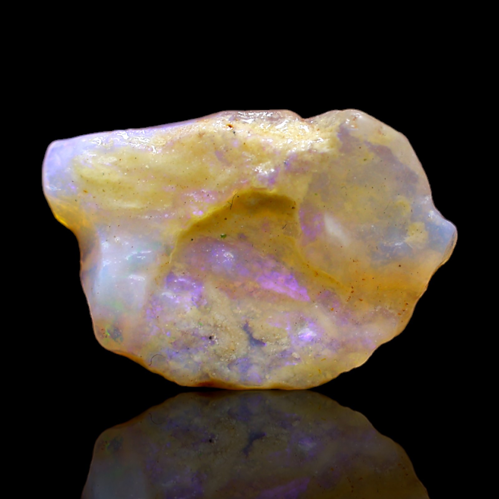 2.50 Cts Fire Opal Ethical Gemstone Pendant Making Rough Natural 16x11x3 mm