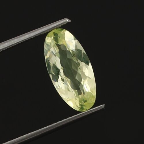 AAA Natural Flawless Ceylon Green Chrysoberyl Loose Oval Gemstone Cut 2.90 Ct