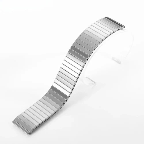 22mm Elastic Stainless Steel Watch Band Metal Stretch Expansion Springs Bracelet