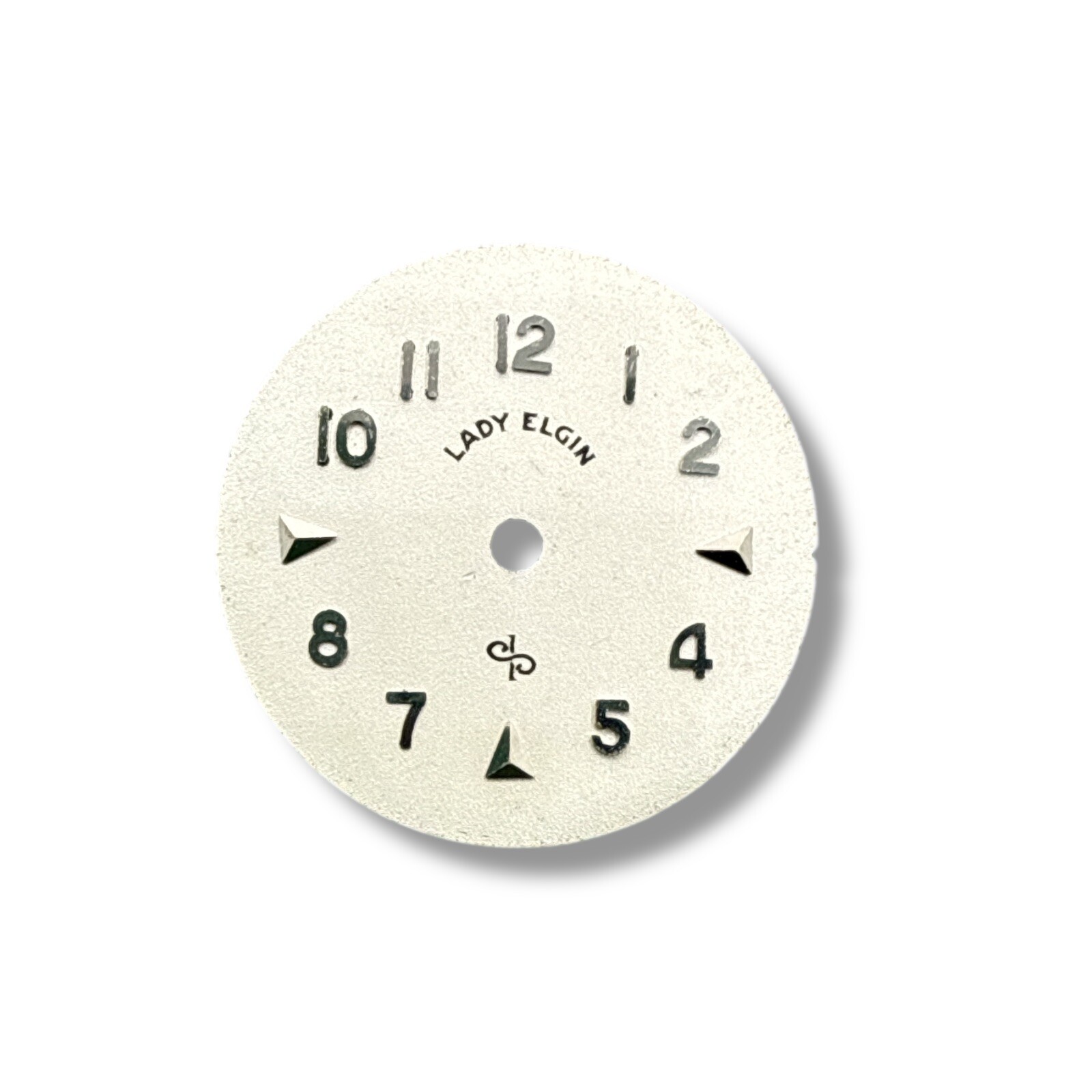 Lady Elgin Round Watch Dial 15.2 mm VTG Read!