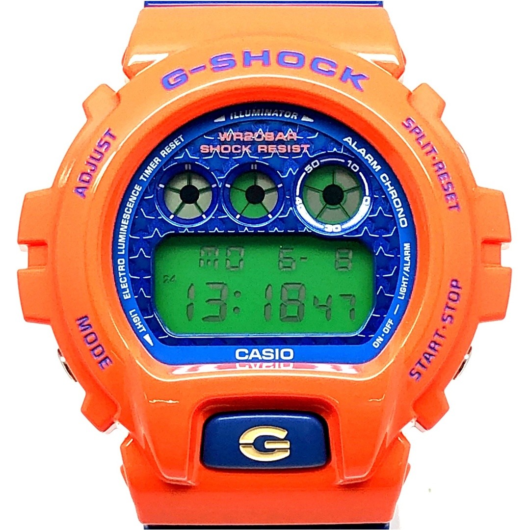 G-Shock DW 6900SC 4 Crazy Colors 3rd Edition Glossy Paint Orange Blue Green Star