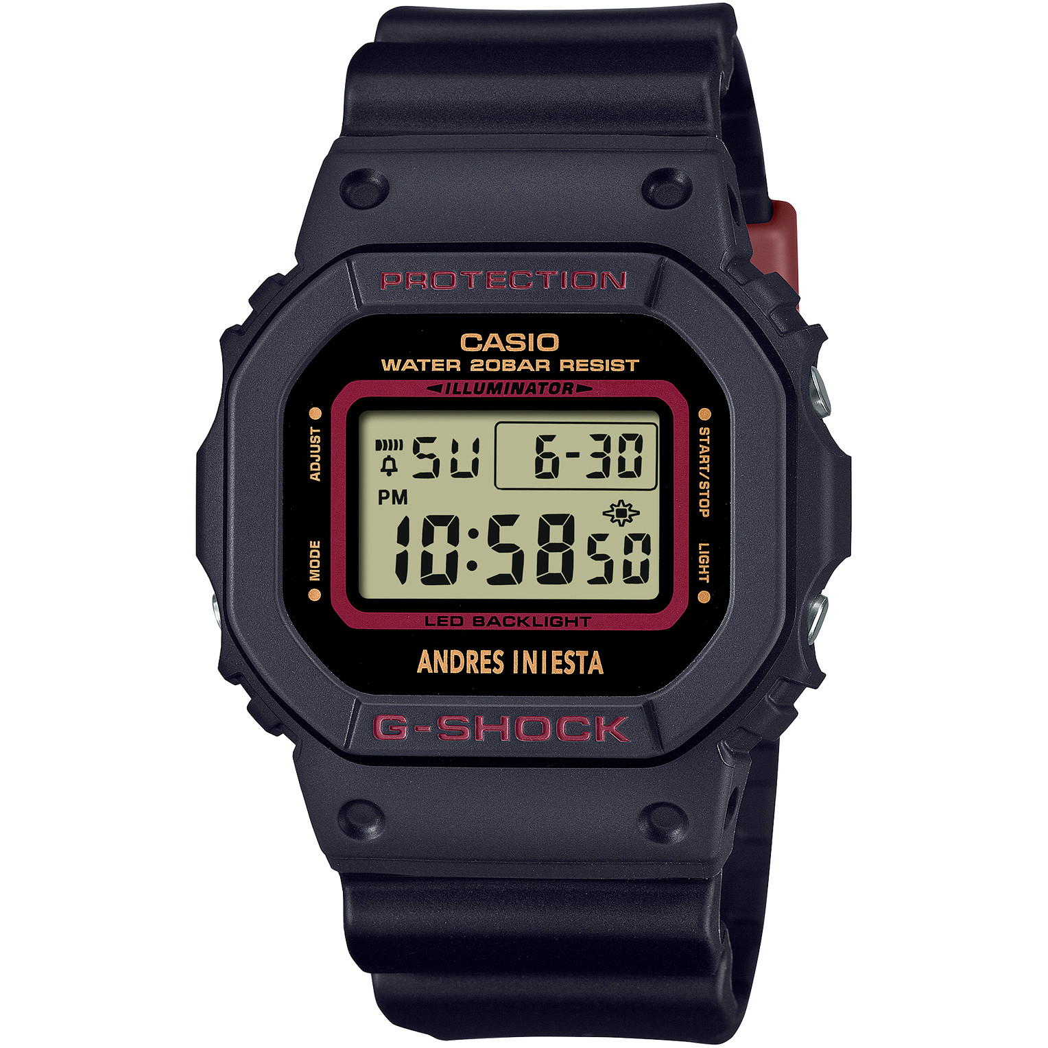 CASIO G-SHOCK DW-5600AI-1JR ANDRES INIESTA Signature Model Digital Watch 42.8mm