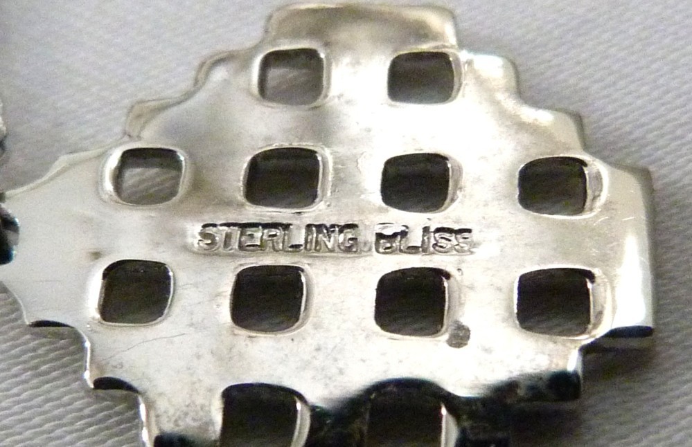STERLING SILVER BLISS JERUSALEM FIVE FOLD CRUSADERS CROSS PENDANT CHAIN NECKLACE
