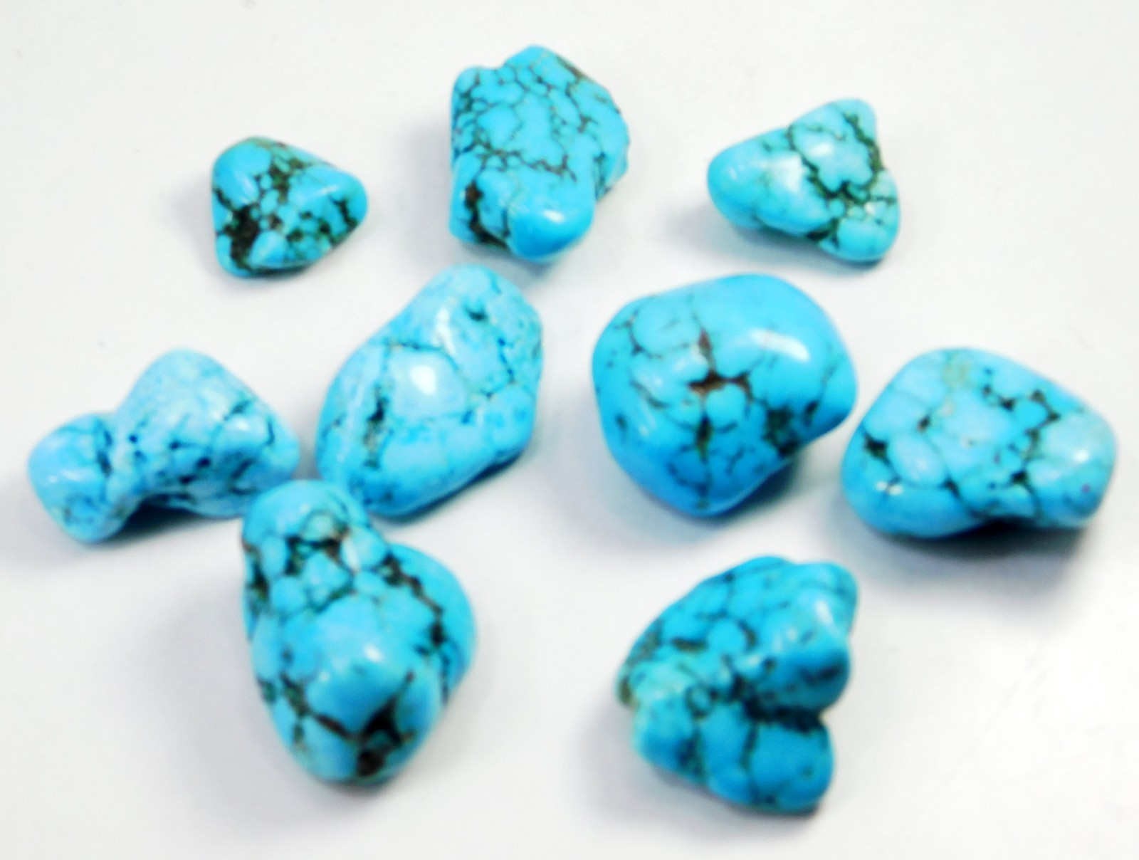 Natural 249 Ct Certified Blue Turquoise Tumble Rough Loose Gemstone Pair