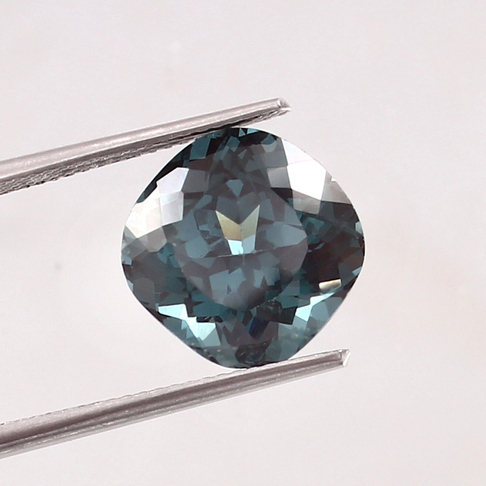 AAA 11.50 MM Natural Flawless Blue Green Tourmaline Cushion Loose Gemstone Cut