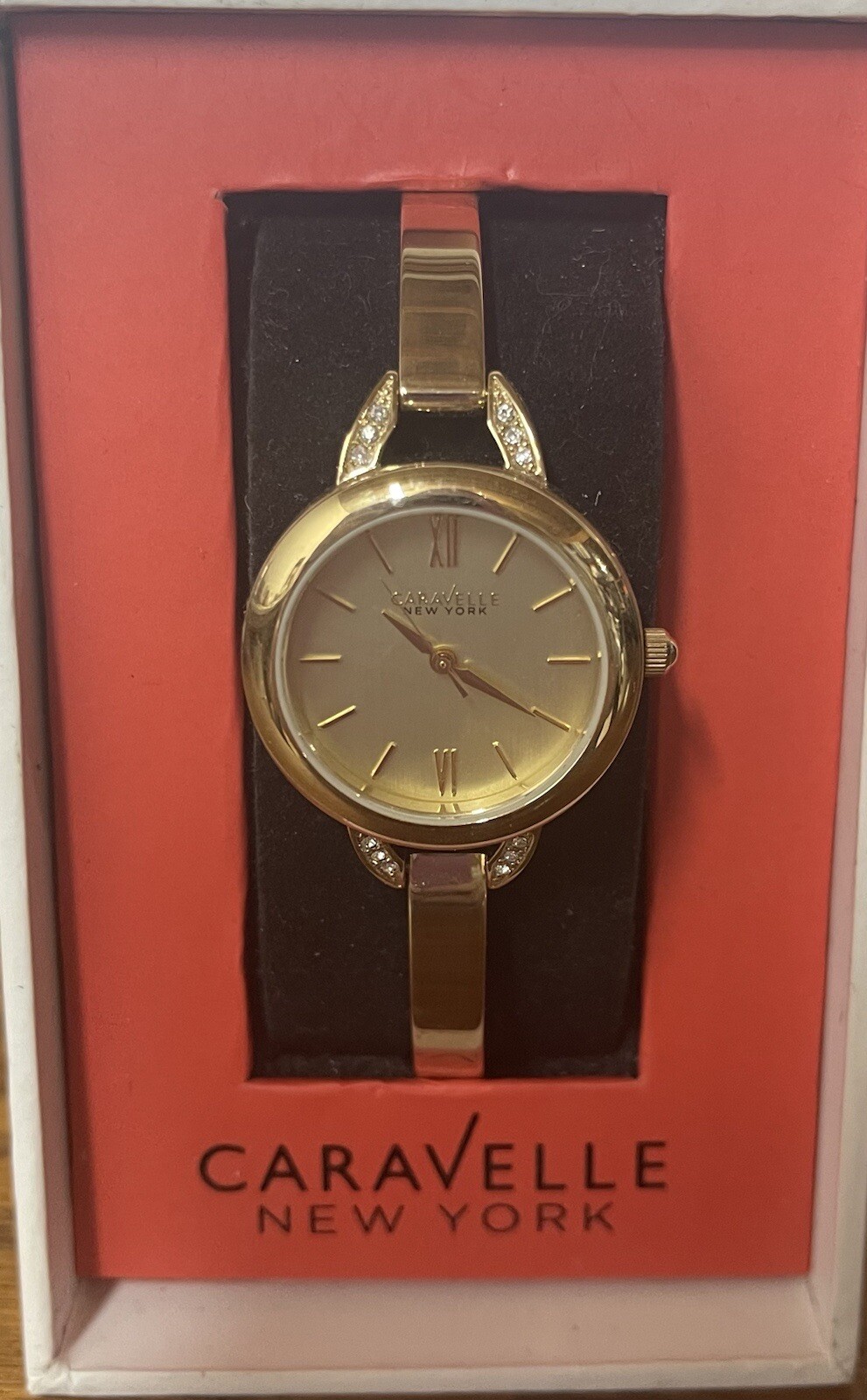 CARAVELLE NEW YORK by Bulova Ladies Wristwatch Analog 44L129 NIB Quartz