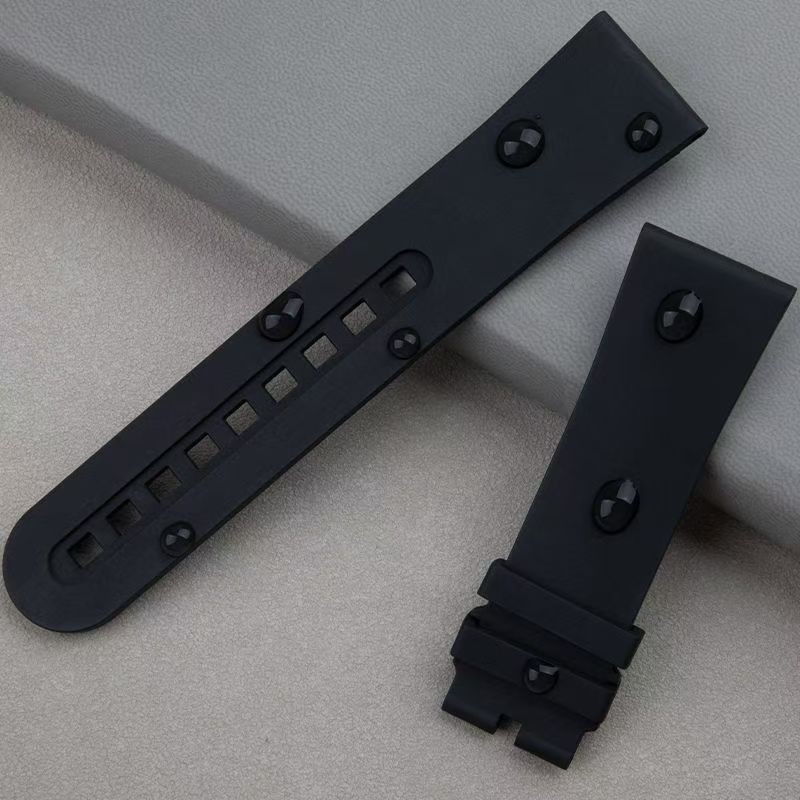 23mm Premium FKM Watch Band Rubber Strap Fits Blancpain Fifty Fathoms 5015 5200