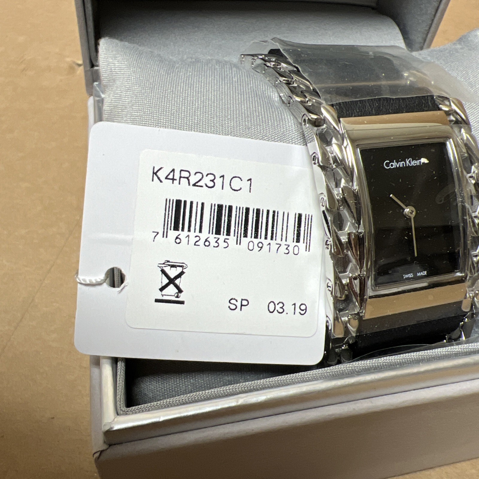 Calvin Klein WRISTWATCH:K4R231C1 – BNWT Unisex