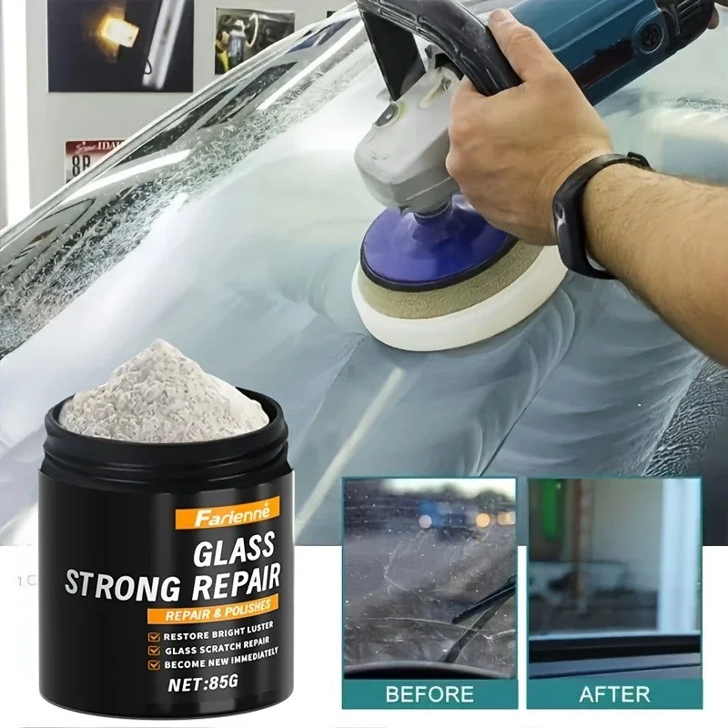 Glass Polishing Powder Scratch Repair Restore Clarity Brightness