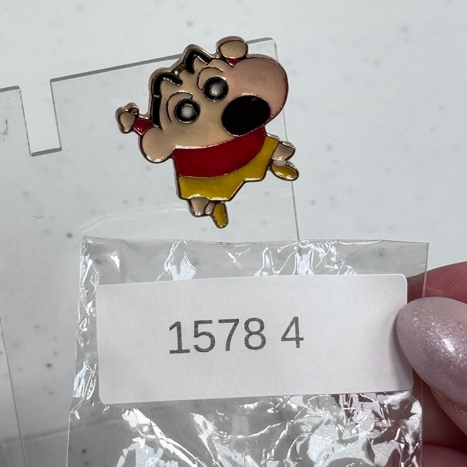 Brooch Shin Chan Anime Cartoon Enamel Pin Kawaii Novelty Jewelry