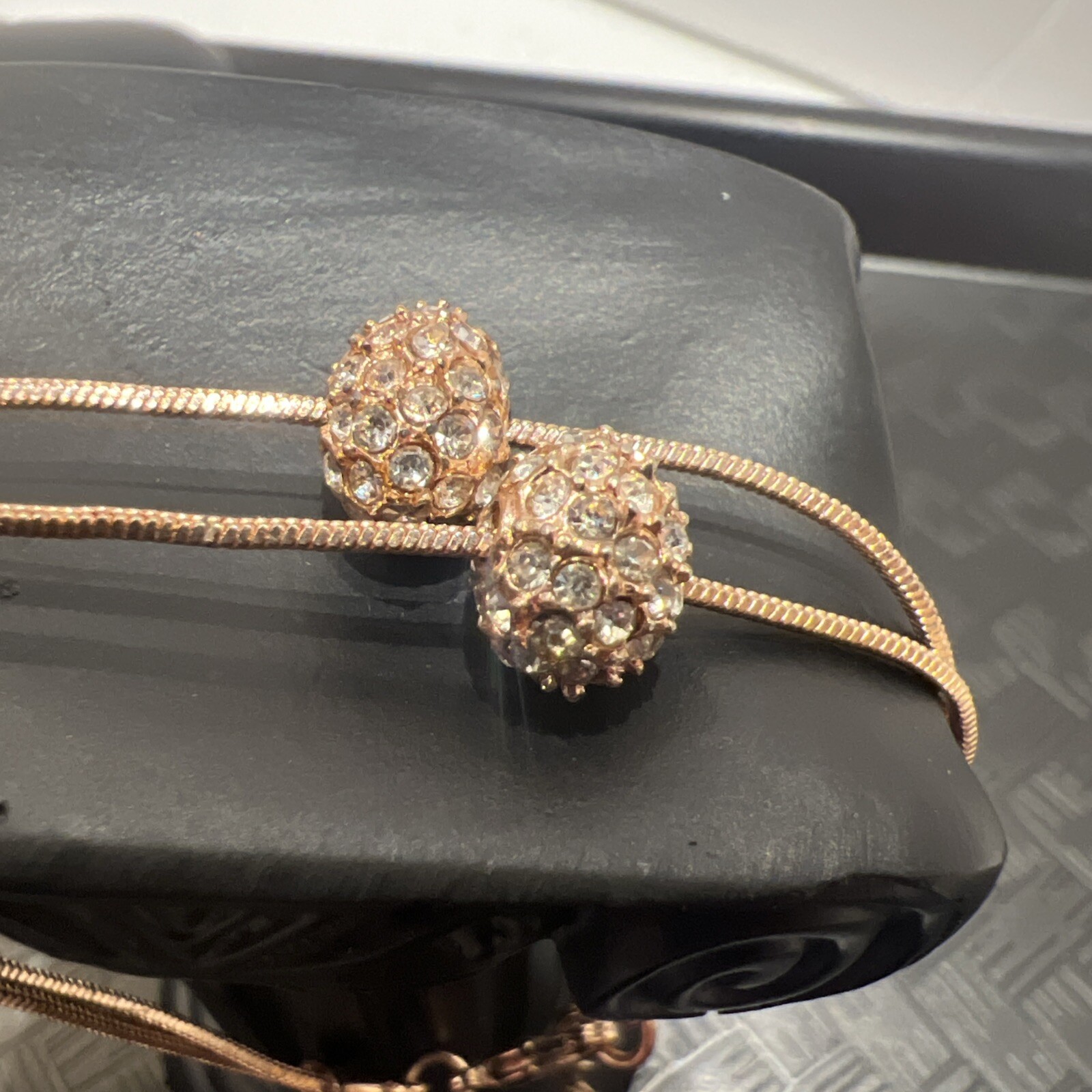 18k Rose Gold Plated Bracelet Unique One Of A Kind Very Beautiful