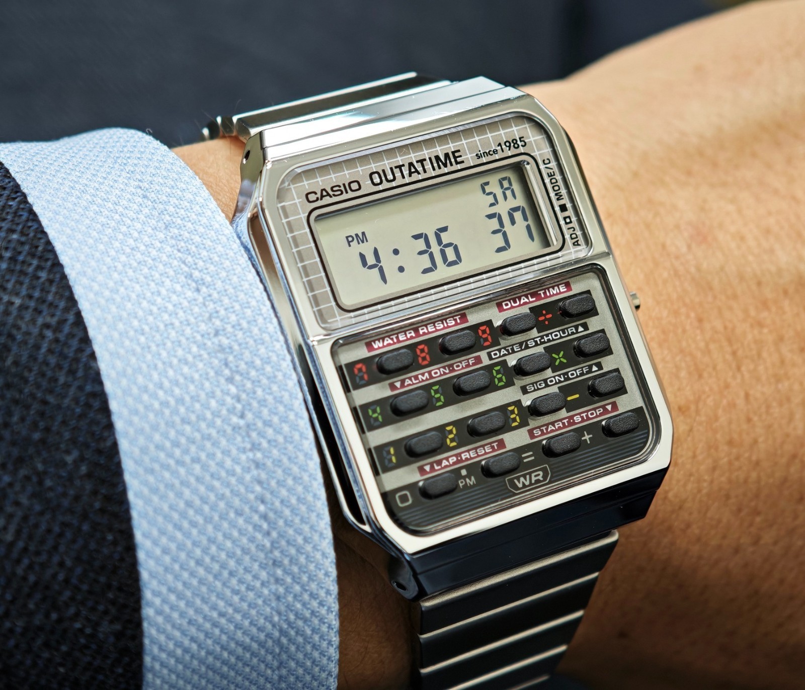 CASIO Back To The Future Collab Model Watch CA-500WEBF-1AJR CALCULATOR 2025 NEW