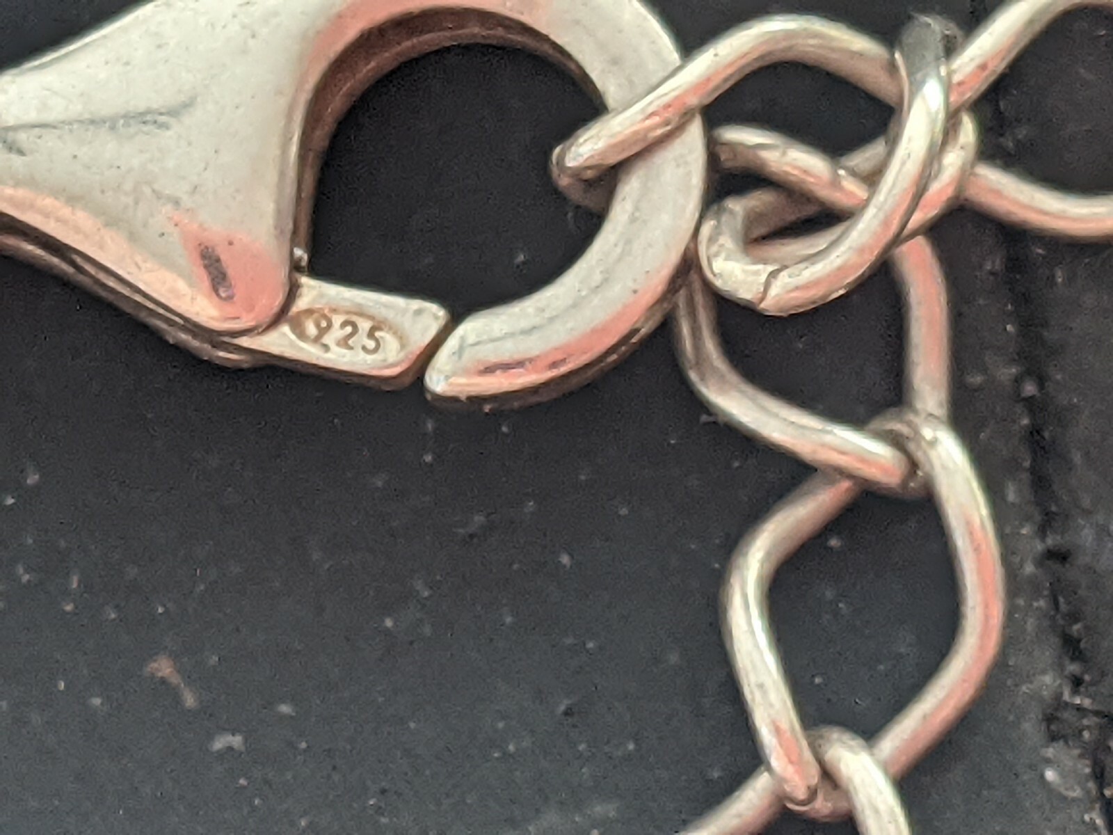 STERLING SILVER 925 BEAUTIFUL DESIGNER HANDMADE CHAIN WEIGHT 12grams length 47cm