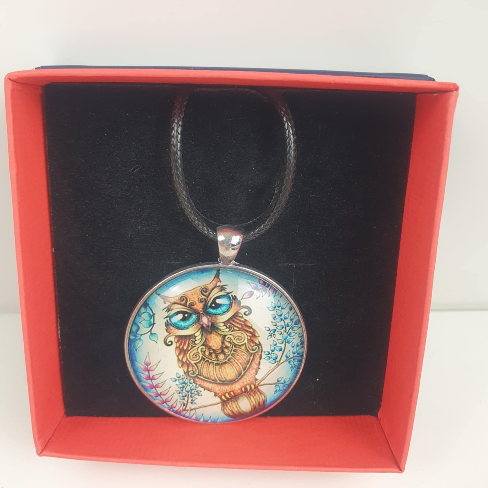 Mystical Owl Pendant Necklace In Gift Box – Ideal Teacher Of Christmas Gift