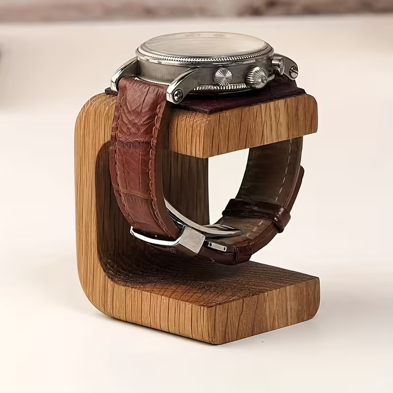 Watch Stand Storage Collector Luxury Wooden Wrist Watch Organizer Holder