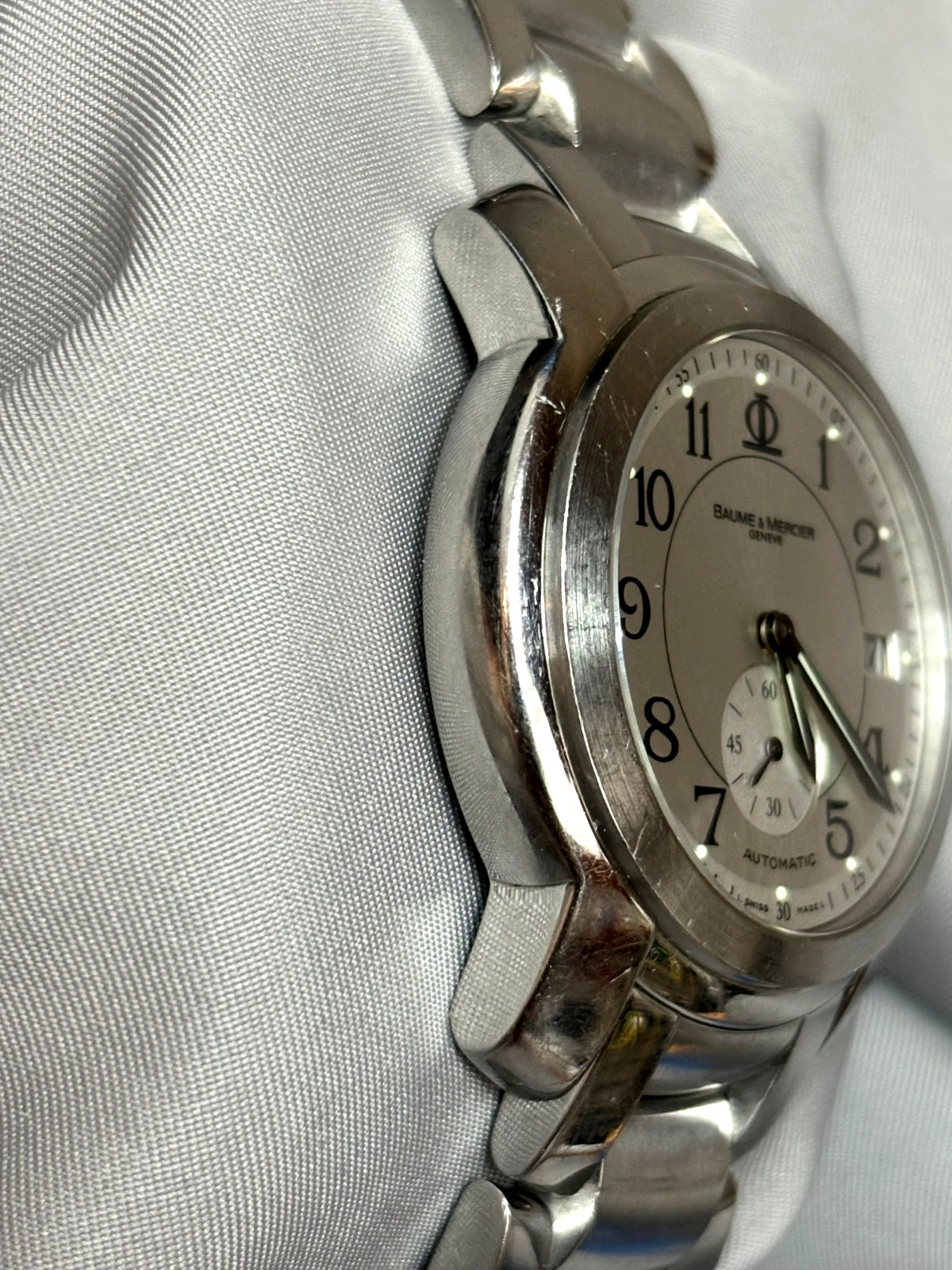 Baume & Mercier Capeland 39mm Stainless Steel Silver Dial Men’s Watch MV045221