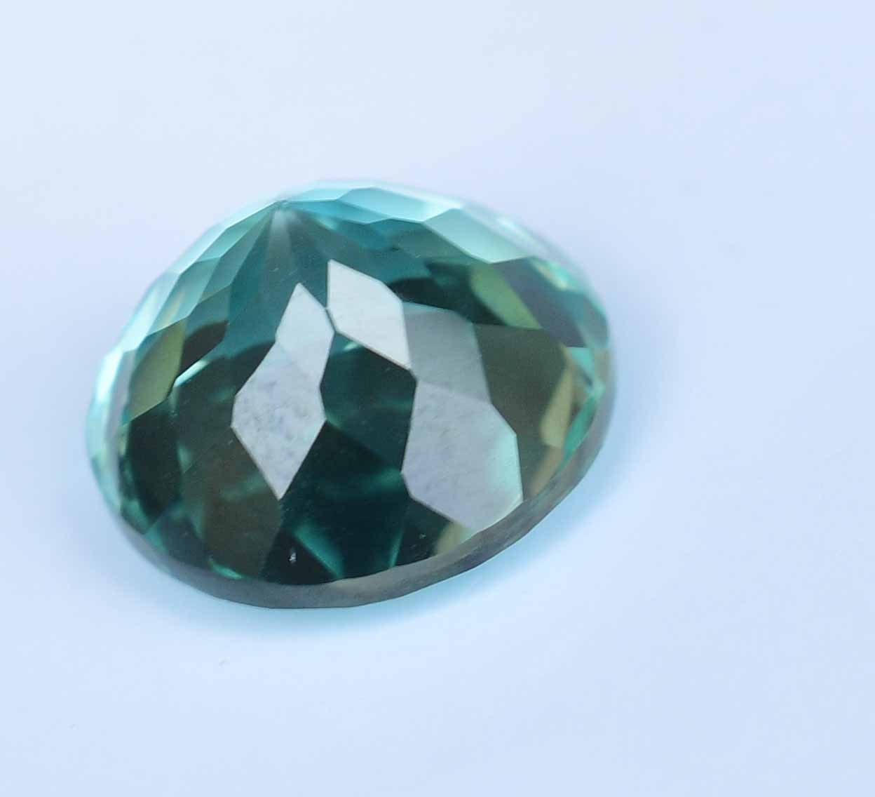 Natural Serendibite 9.00 Ct Green Bluish Unheated Certified Round Loose Gemstone