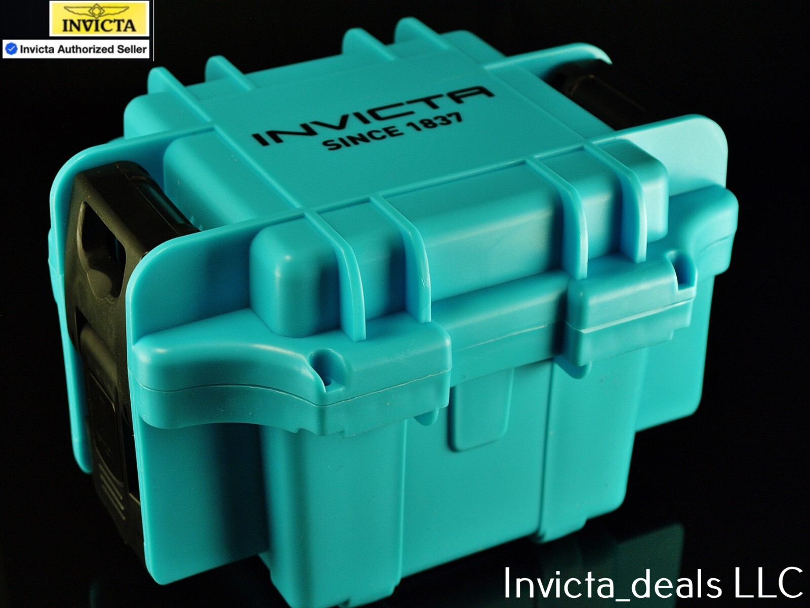 Invicta One (1) Slot Turquoise 1837 Limited Edition Waterproof Dive Case-RARE