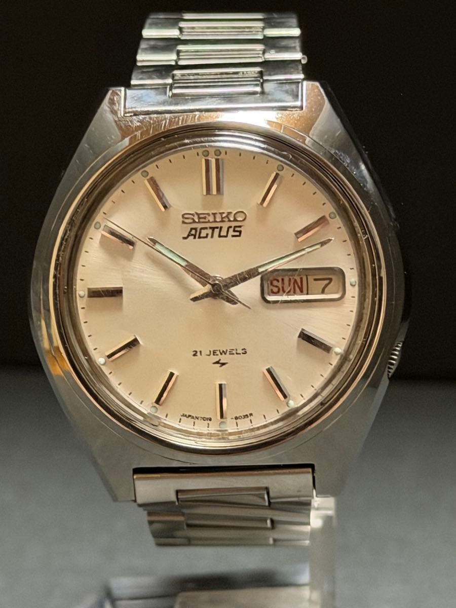 Condition SEIKO Actus Automatic Men’s Wristwatch Good Working Condition