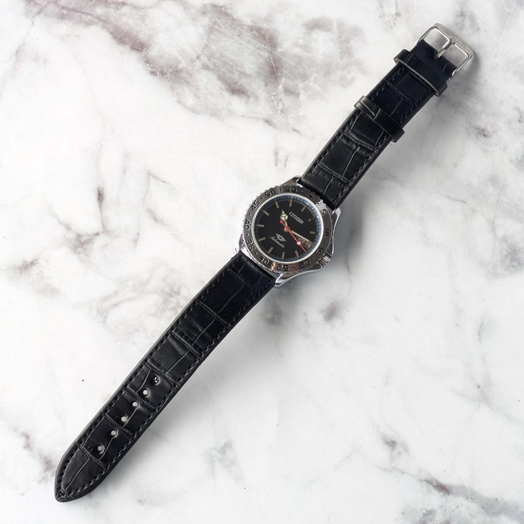 CITIZEN Automatic Vintage Black Dial Bar Index