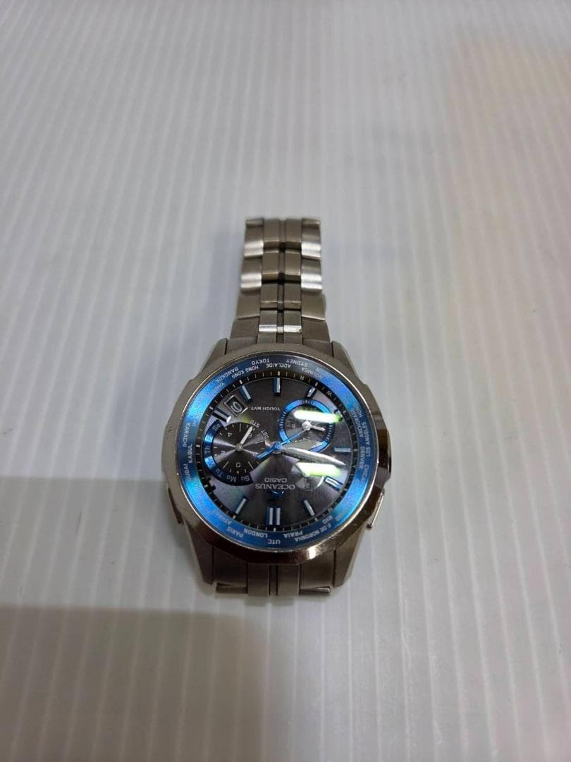 CASIO OCEANUS Manta OCW-S1400-1AJF Black Titanium Tough Solar Multiband 6 w/Box