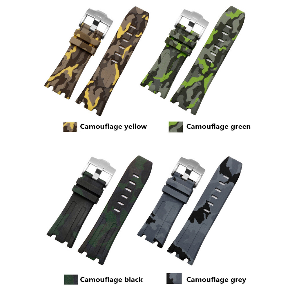 28mm Rubber Band For Audemars Piguet ROYAL OAK OFFSHORE 15703 Watchband Strap