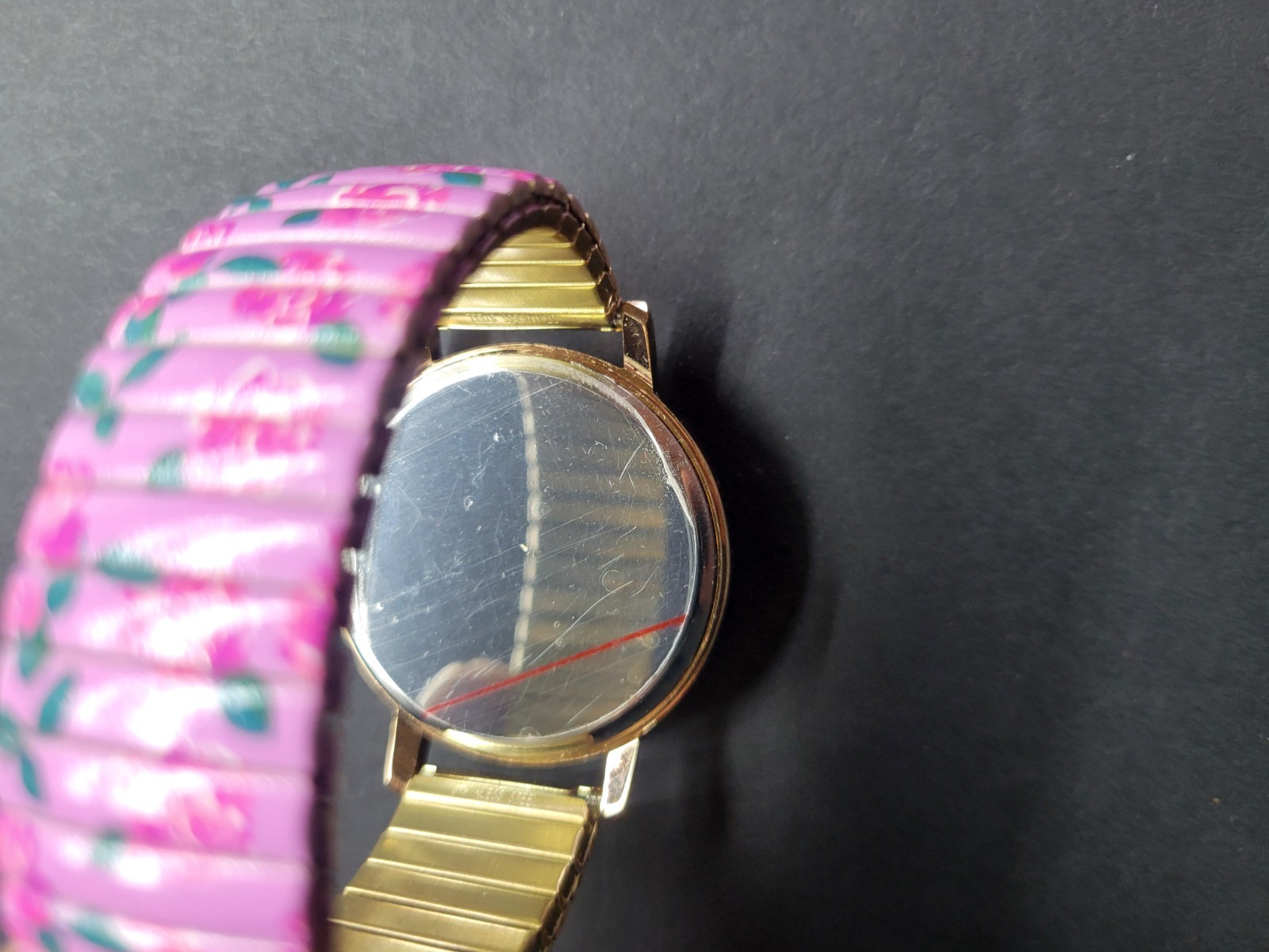 Macy’s Womens Quartz Watch Pink Rose & Gold Analog **SEE DETAILS**