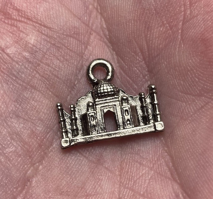 Iridium Metal Building US Landmark Pendant 1.63 Grams