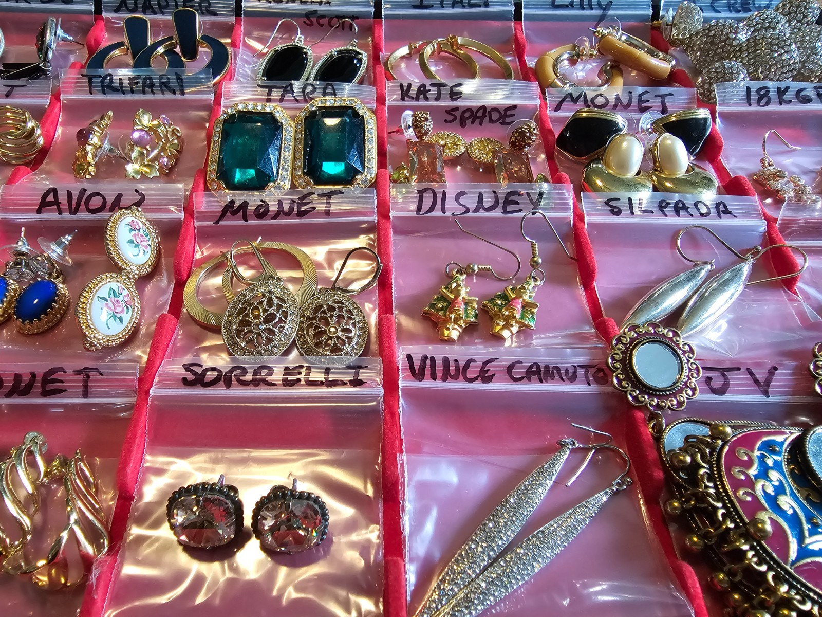ALL SIGNED 29 Pair Earring lot SILPADA SORRELLI NAPIER MONET TARA DKNY J CREW ++