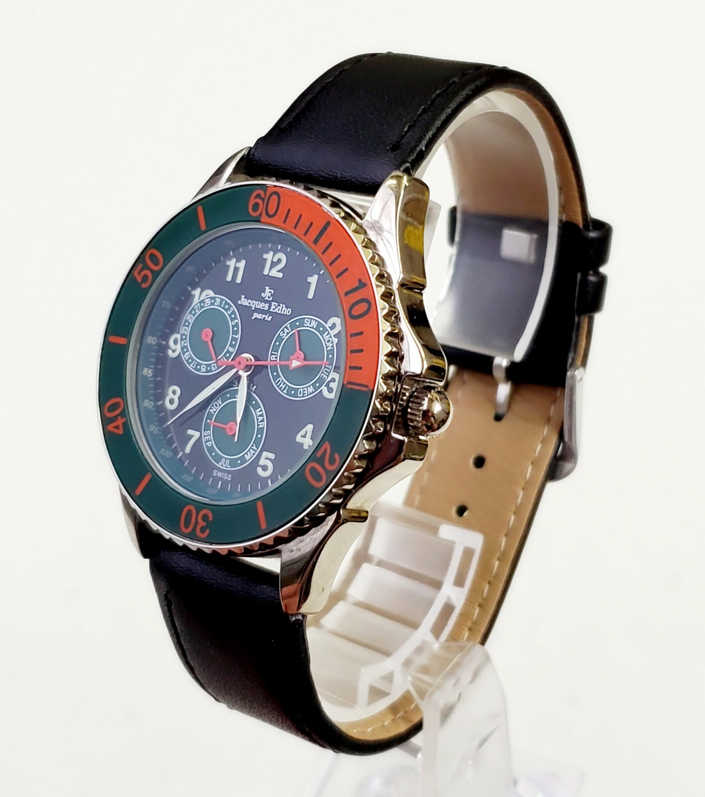 RARE,UNIQUE Men’s SWISS MULTIFUNCTION Watch JAQUES EDHO 790/4E