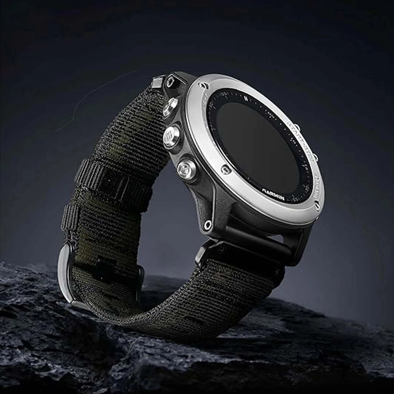 QuickFit 22mm 26mm Nylon Strap For Garmin Fenix 7 7X 6X Pro/Epix Pro Gen 2 51mm