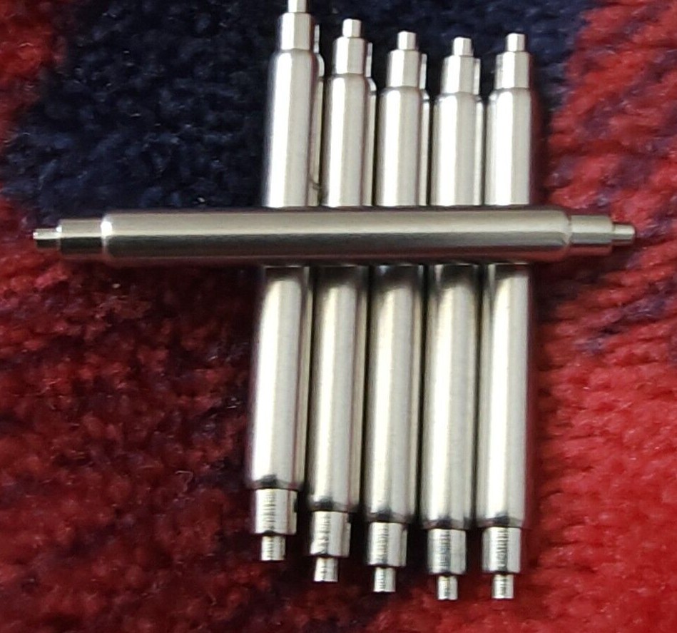 22mm OEM SEIKO 2.5mm FAT Spring Bars PROSPEX Non-Fringe 1.1mm Tip
