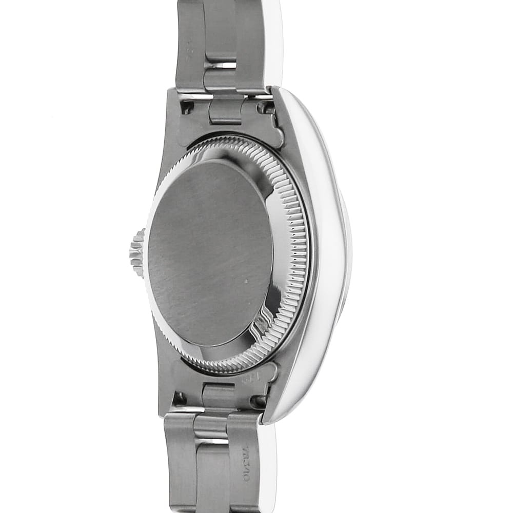 ROLEX Oyster perpetual 67180 blue 369 white bar U Number second hand Women