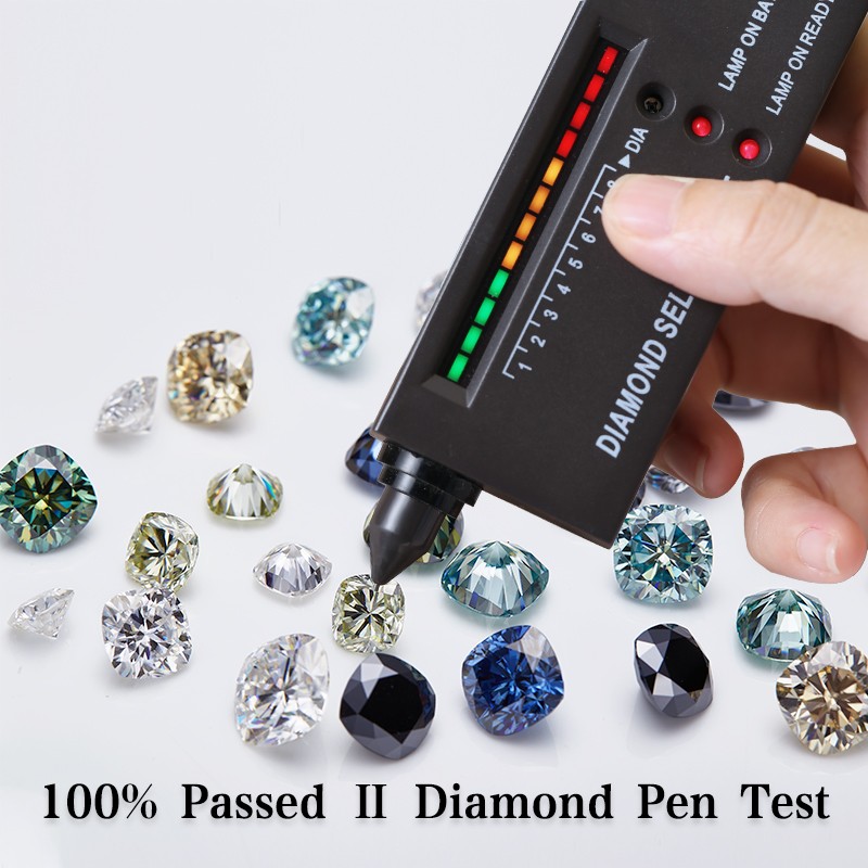 Hot Sale Aqua Blue Multiple Shapes 0.5-5ct Moissanite Stone GRA Certificate VVS1