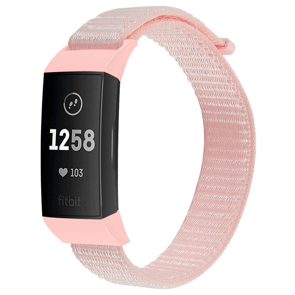 Wristband For Fitbit Charge3/Charge 4 Nylon Watch Band Sport Loop Strap Bracelet