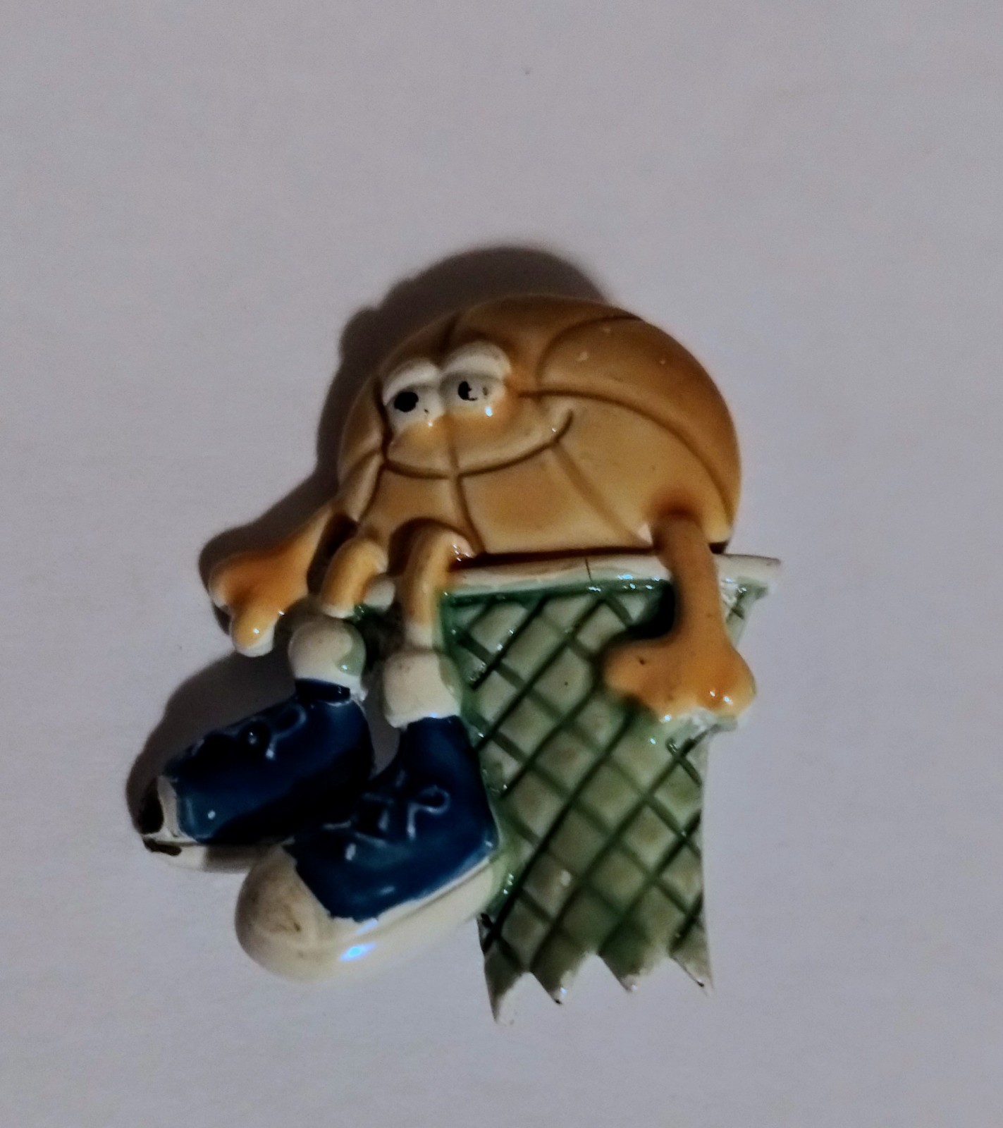 Set Of 3 JJ Jonette Brooches: Two Skunks One Basketball. Used