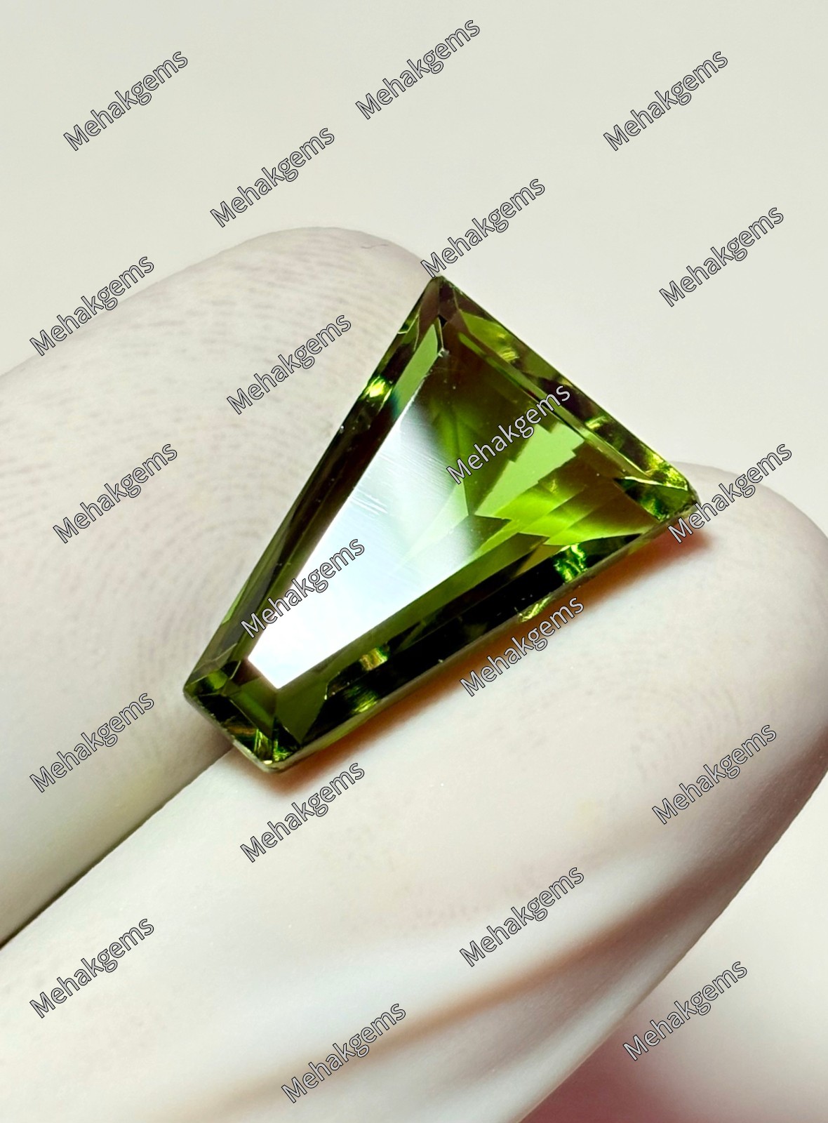 12 Ct Color Changing Zultanite Gemstone, Trapezoid Fantasy Cut Statement Stone