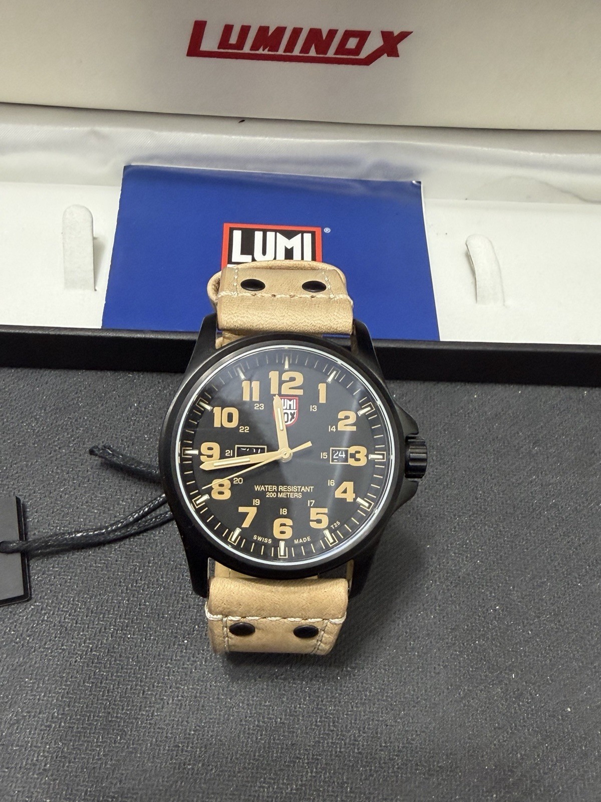 Luminox Atacama 1925 Field Day Date Leather Watch – Brand New