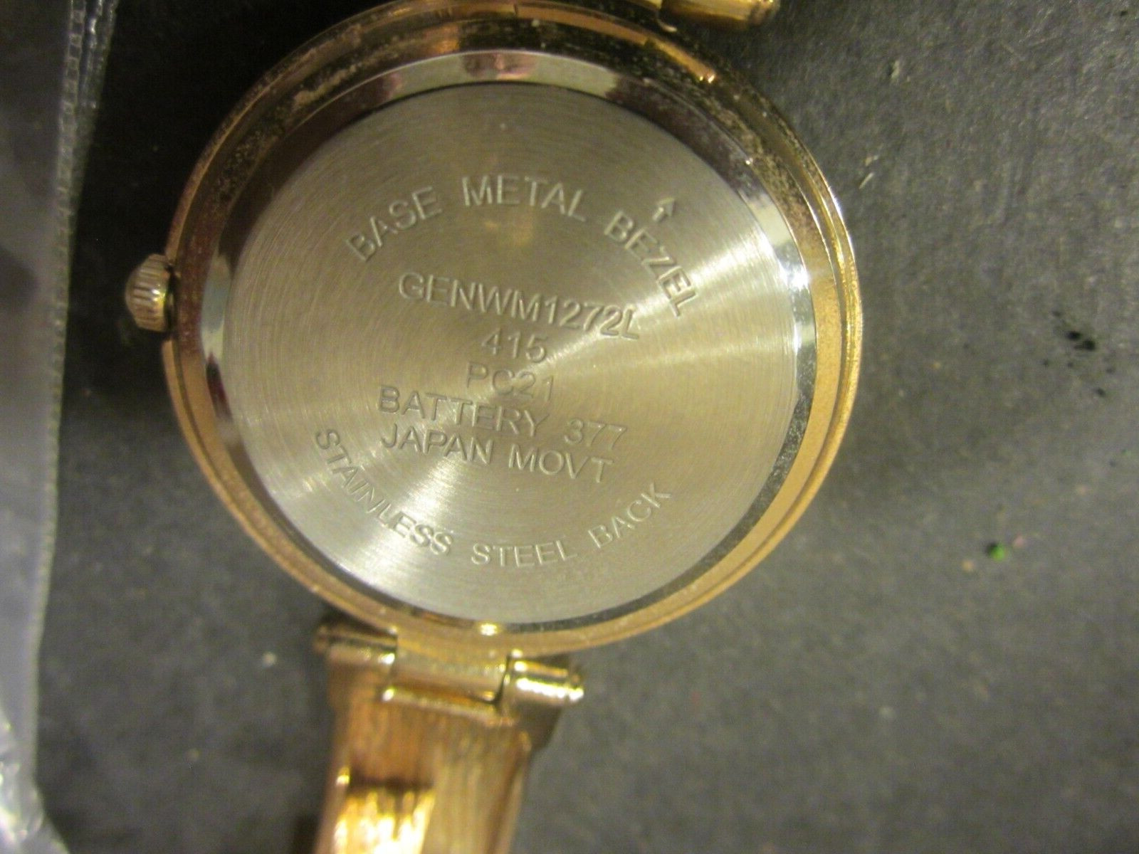 M.Z. Berger Co Watch Set quartz w/ rhinestone