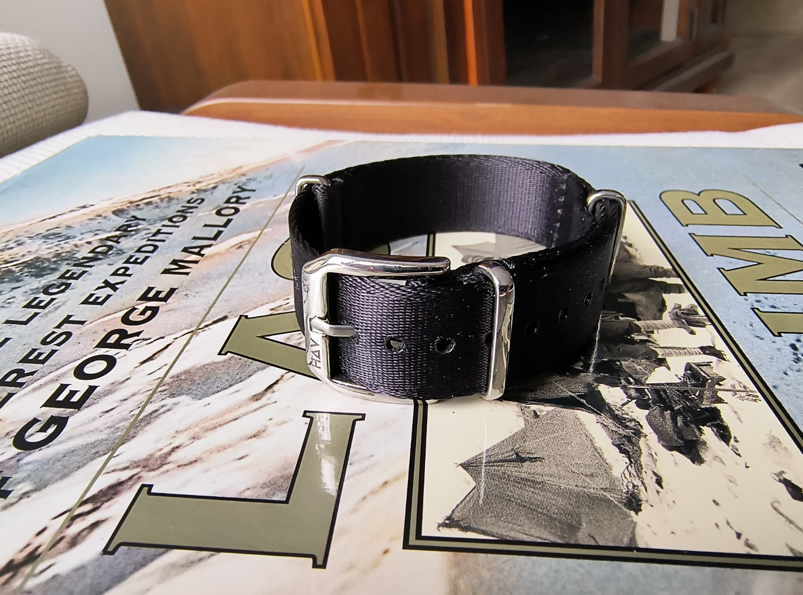 Haveston Parade Series – Black No. 1 – One-Piece Watch Strap – 18mm