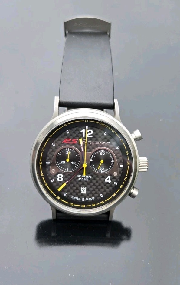 Porsche Design RS Spyder Quartz Chronograph Mens Watch Limited Edition