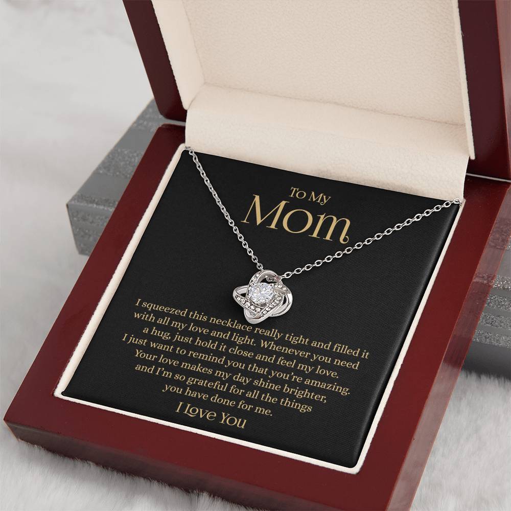 My Mom Necklace, Gift From Daughter Son, Mom Jewelry Birthday Mother’s Day Gifts