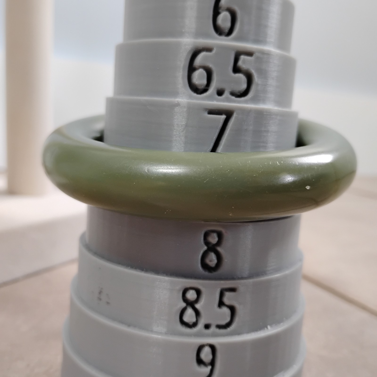 NEW Olive Green Black Bangle Bracelet Lot Set Of 3 Chunky Sz 7.5-8