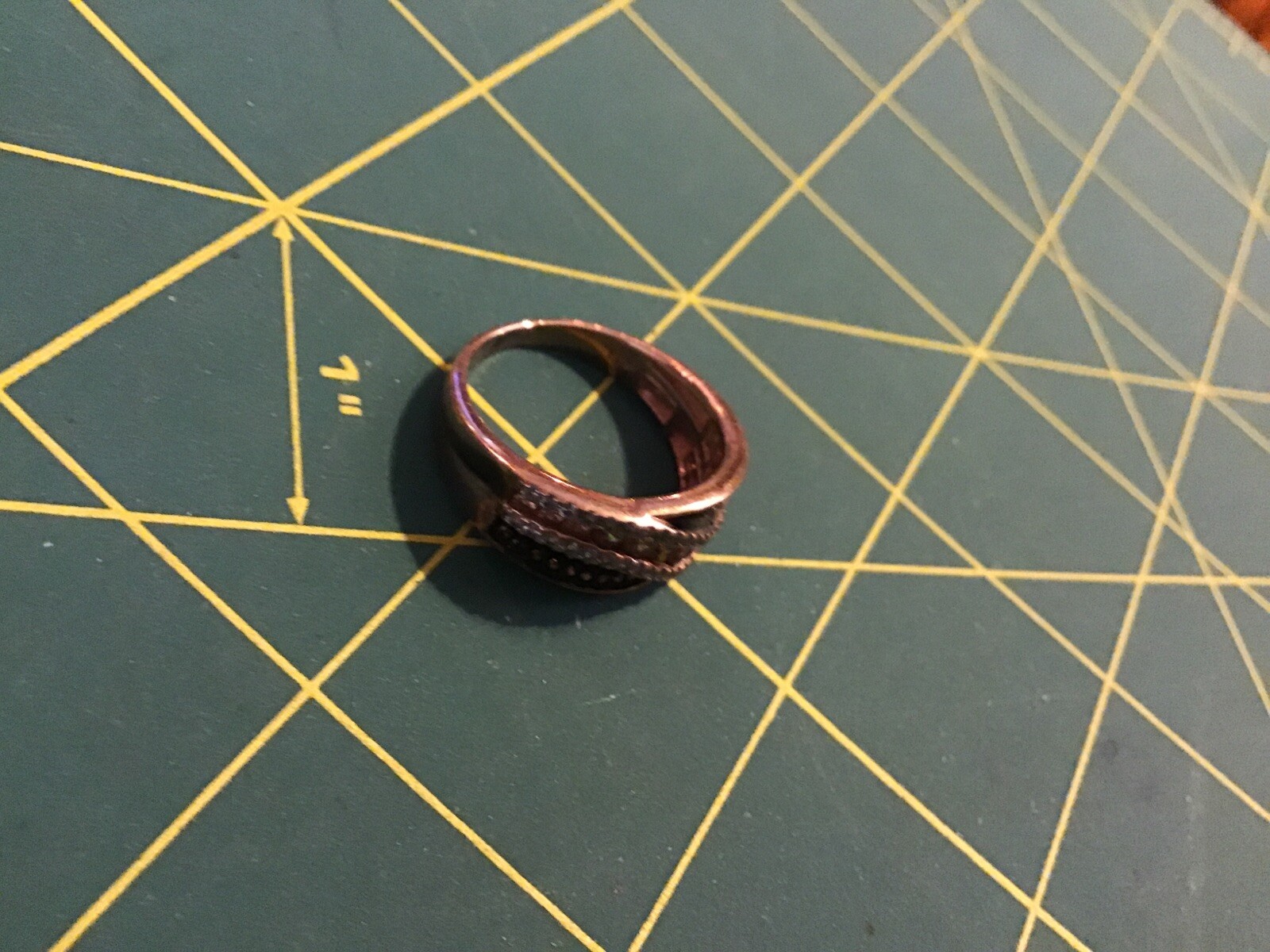 Fuzion Creations CZ “Ring Sterling Silver Size 8.5 CN FZN