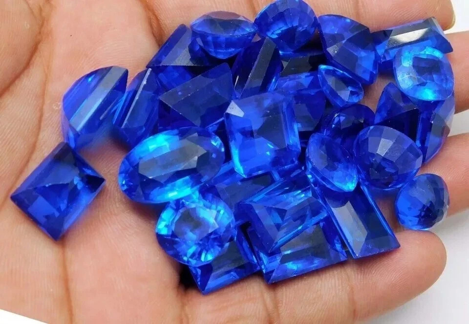 20 Pcs Certified Natural Flawless Tanzania 100 Ct Mix Cut Loose Gemstone