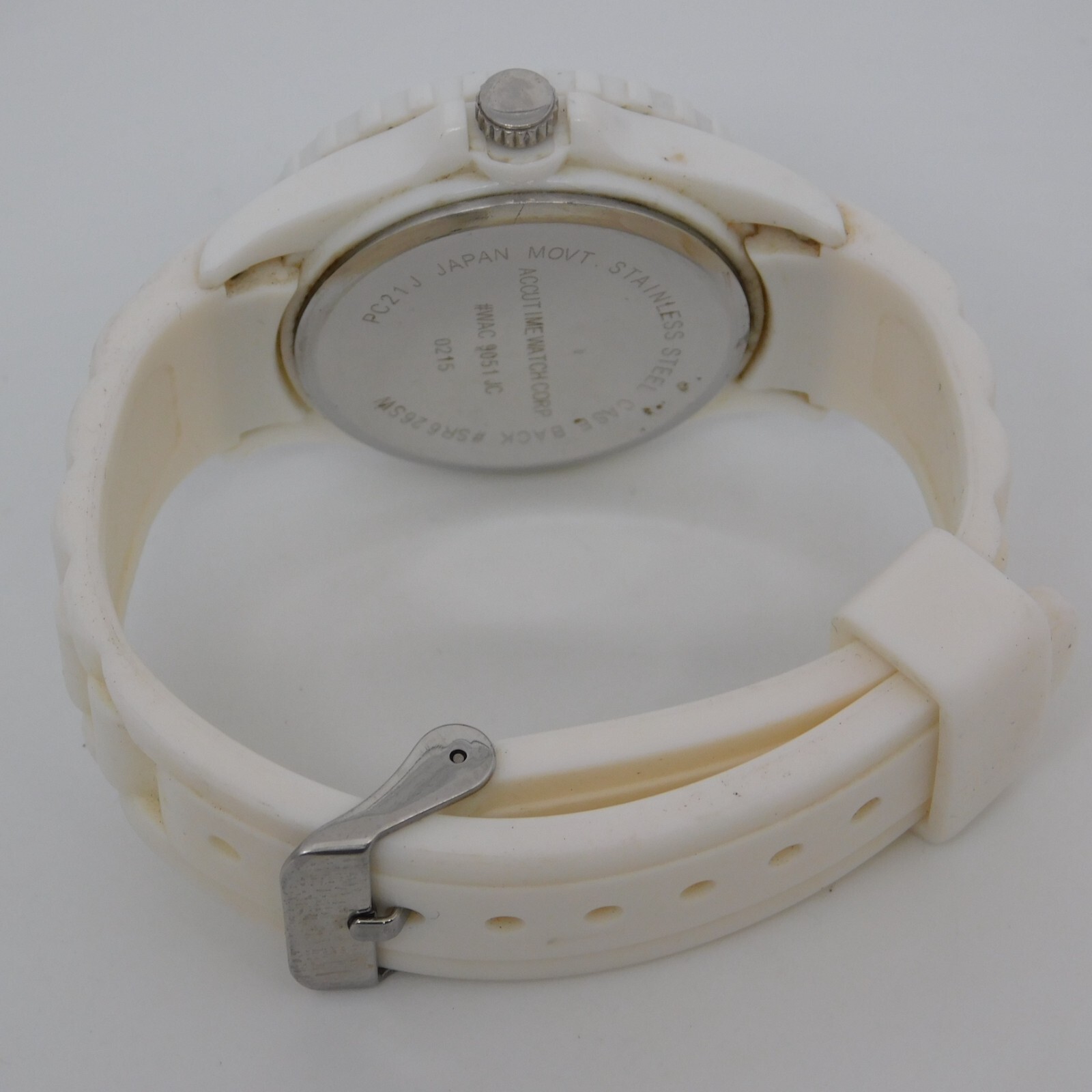ACCUTIME WATCH CORP. #WAC9051JC Quartz Analog Men’s Watch New Battery