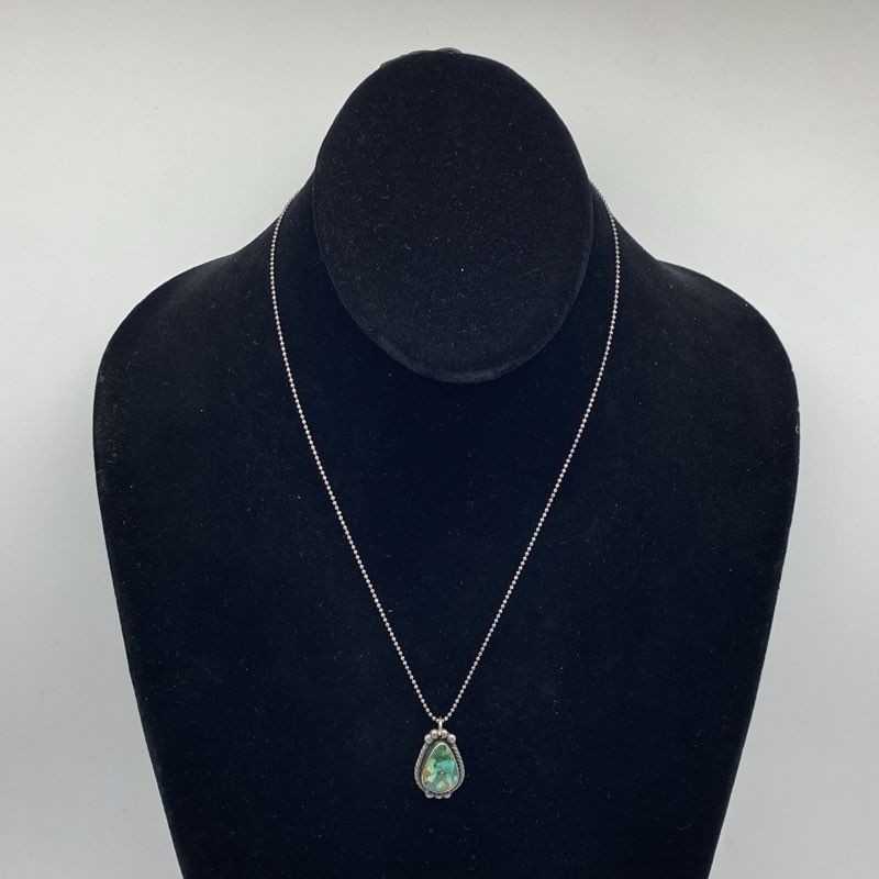 Sterling Silver 925 Jewelry Lot of 4 Turquoise Opal Herringbone Chain 14.9g