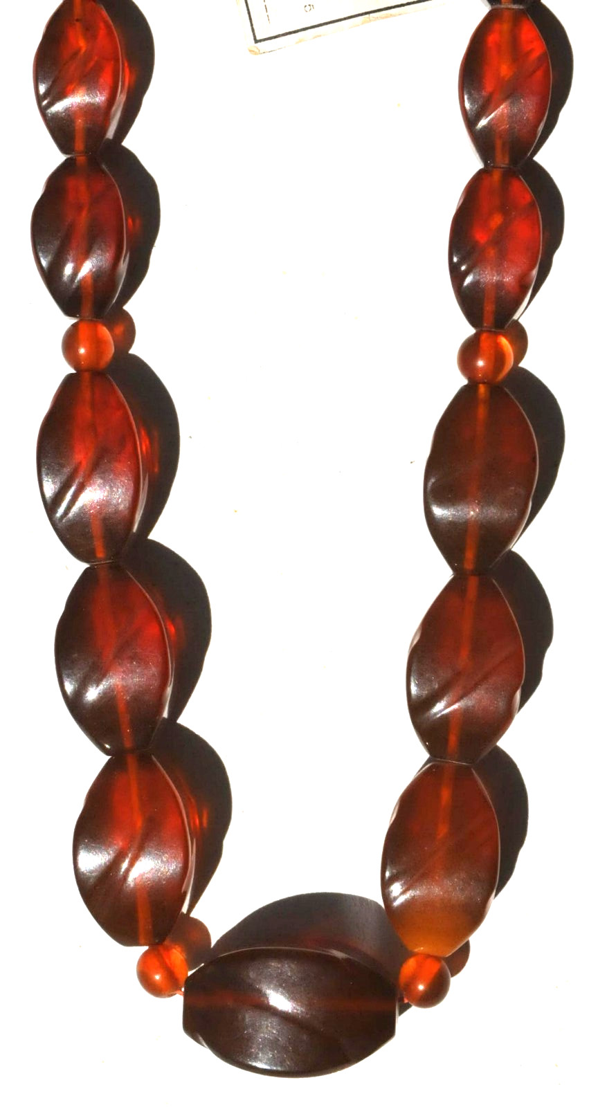 ✅51 cm =75gr RUSSIAN SOVIET BALTIC AMBER BEAD NECKLACE 琥珀 BRACELET STONE PENDANT
