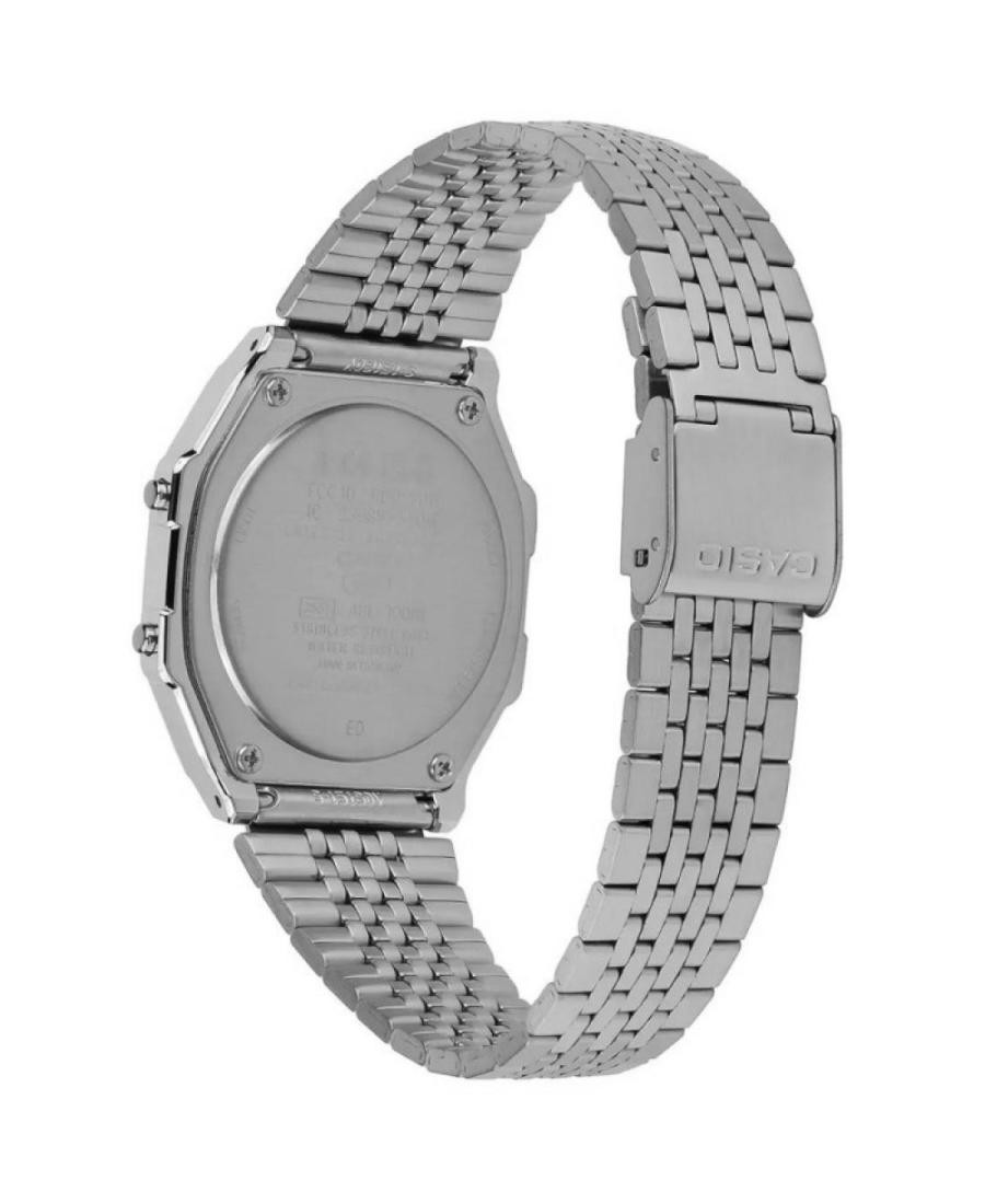 CASIO Men Digital Quartz Casual Watch Classic Dress Silver color Dial Waterproof
