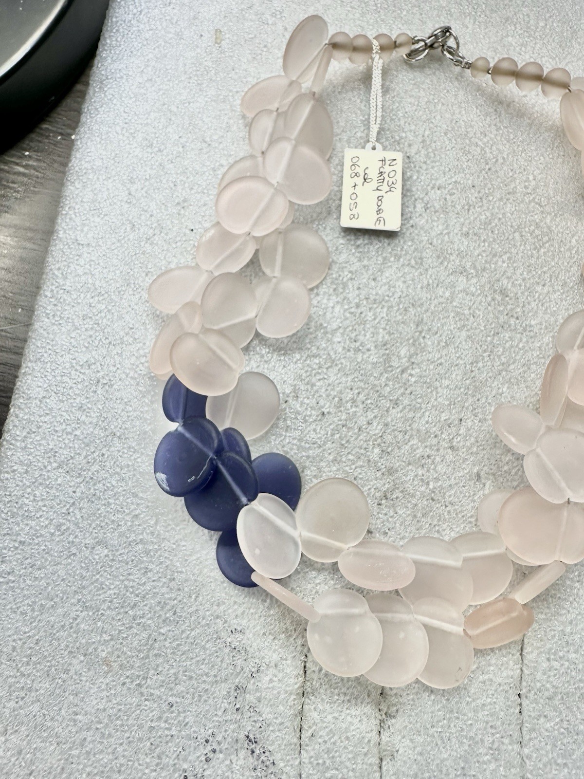 2015 Season NWT GLI ORI DI VENEZIA .925 Italy Murano Petal 20” Necklace